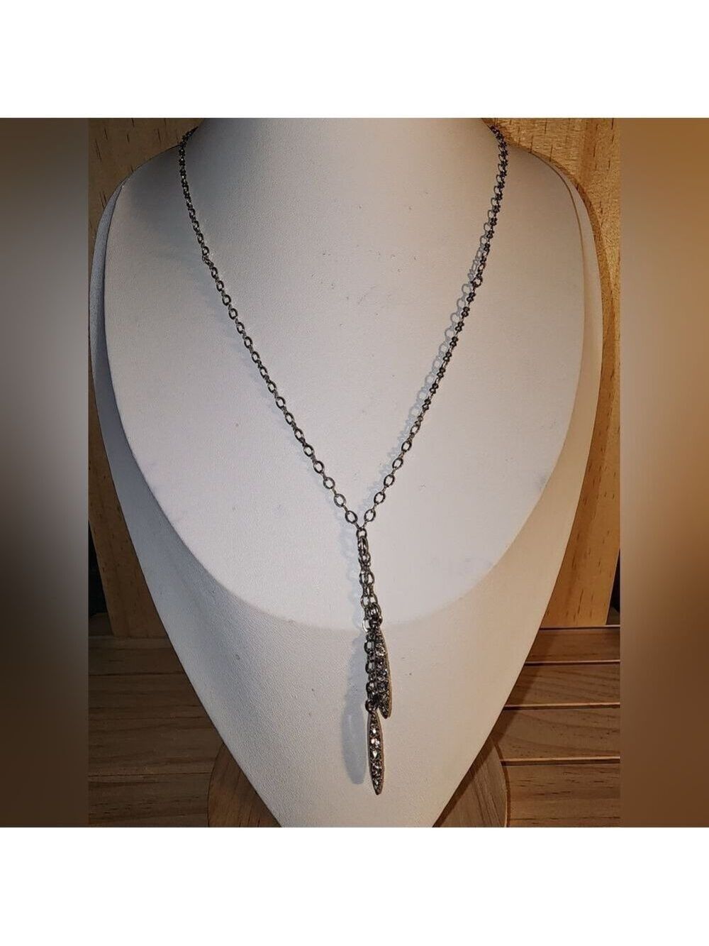 Talbots Silvertone Necklace NWT